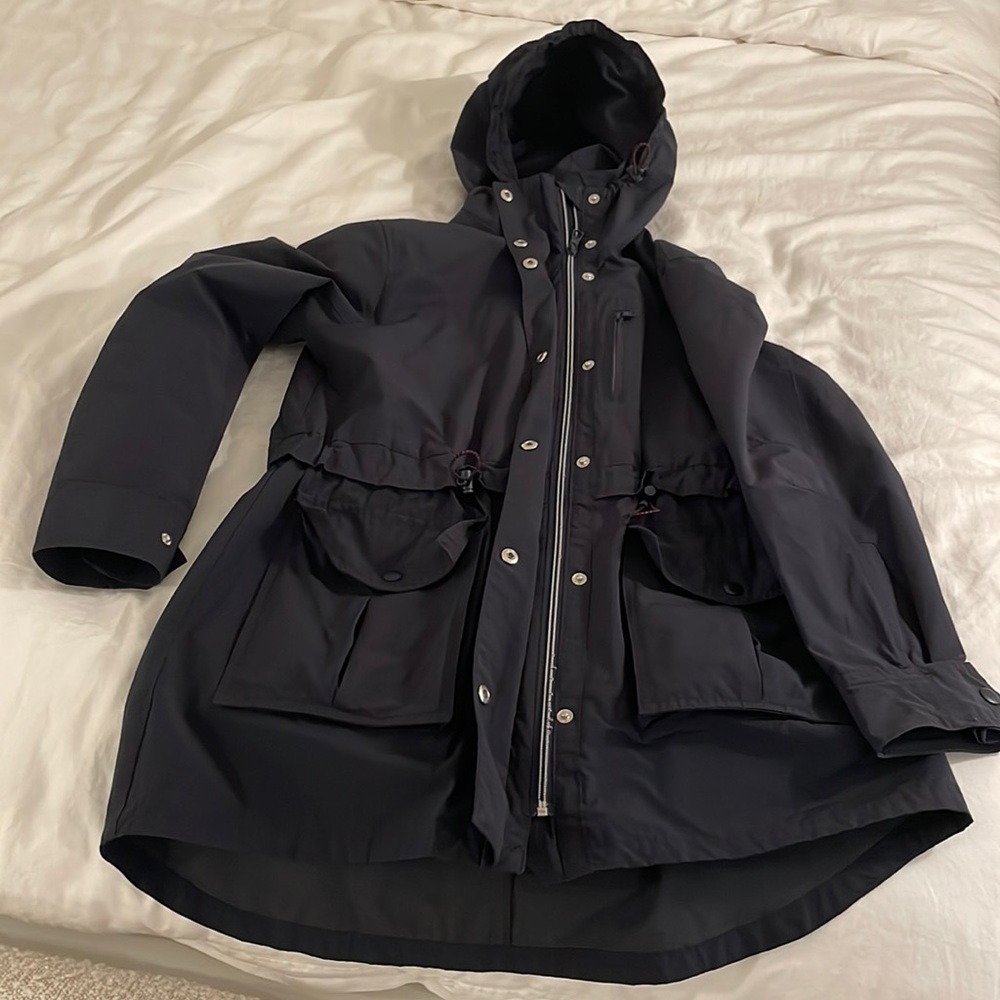 Women’s Navy jcrew rain jacket